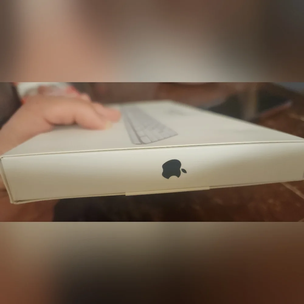 Apple Magic Keyboard with Touch ID - White and Silver